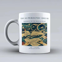 Thumbnail for VINTAGE G4128 - The Supersonic Dream - Ceramic Mug design on white