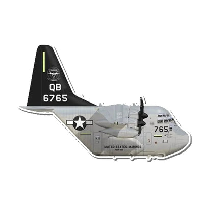 C-130 United States Marine Corps (Marines) Airplanes sticker, Wide 6cm (2.3inches)