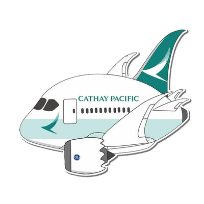 Cathay Pacific Boeing 787 Airplanes sticker, Wide 6cm (2.3inches)