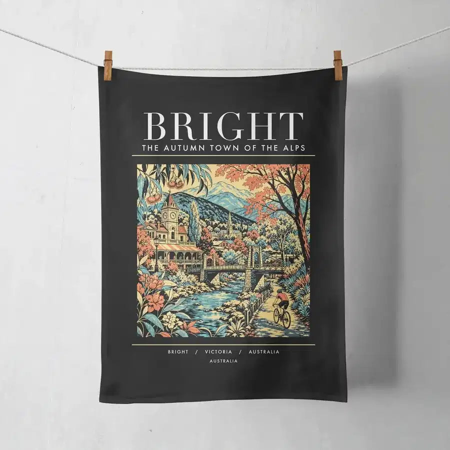 BRIGHT - Poster - Towel - Black