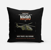 Thumbnail for NHIndustries NH90 TTH design on black pillow