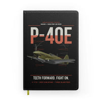 Thumbnail for P-40E Warhawk design on black notebook
