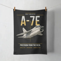Thumbnail for A-7E Corsair II design on black towel