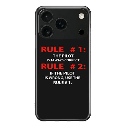 Rule 1 - Pilot is iPhone Case
