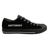 Thumbnail for Antonov & Text Canvas Shoes