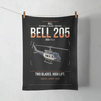 Thumbnail for Bell 205A-1++ design on black towel
