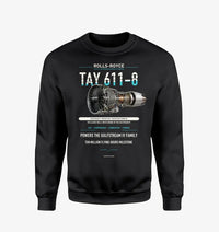 Thumbnail for TAY 611-8 design on black sweatshirt