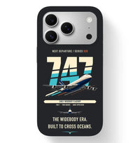 Thumbnail for Boeing 747-200B design on black magsafe iphone case
