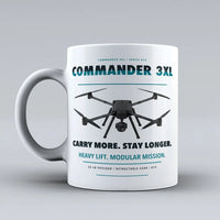 Thumbnail for Commander 3XL Mug design on white draganfly