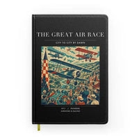 Thumbnail for VINTAGE G4003 - The Great Air Race - Designed Notebooks design on black
