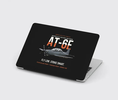 AT-6E Wolverine Light Attack design on black MacBook case