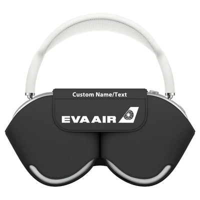 EVA Air Airlines aviation print AirPods Max case, fits AirPods Max.