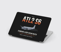 Thumbnail for Atlantique 2 Standard 6 design on black MacBook case
