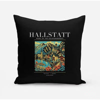 Thumbnail for HALLSTATT - Poster - Pillow - Black