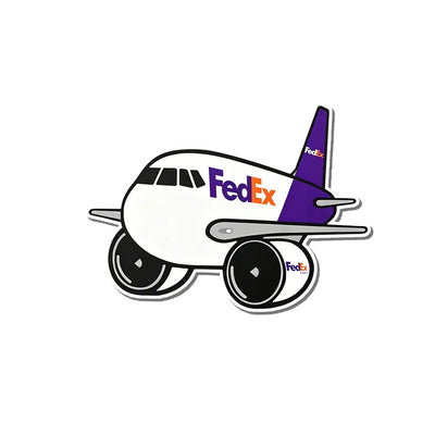 FedEx Boeing 767F aviation design airplane sticker in weather-resistant vinyl.