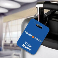 Thumbnail for Israir Airlines aviation design acrylic luggage tag, durable acrylic construction.