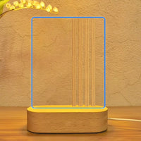 Thumbnail for Special Pilot Epaulettes 4 Lines aviation design on premium acrylic with LED 3D night lamp.