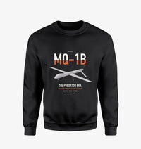 Thumbnail for MQ-1B Predator design on black sweatshirt
