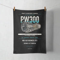 Thumbnail for PW300 design on black towel