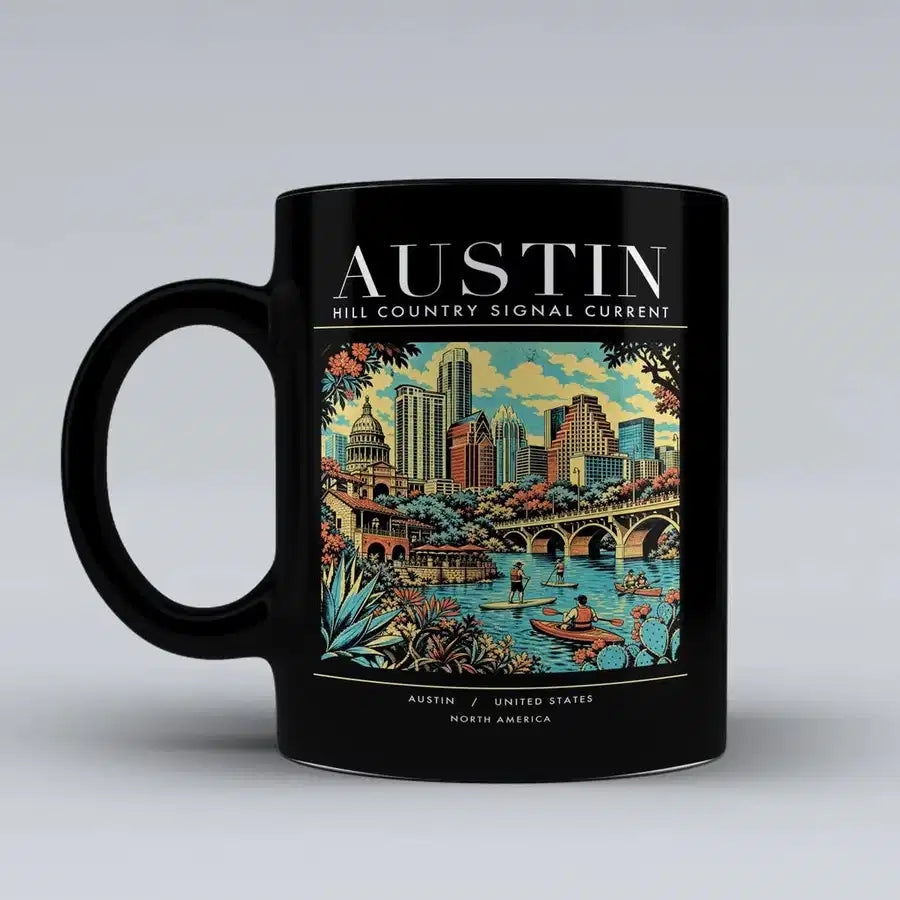 AUSTIN - Poster - Mug - Black