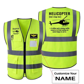 Helicopter [Noun] Reflective Vests