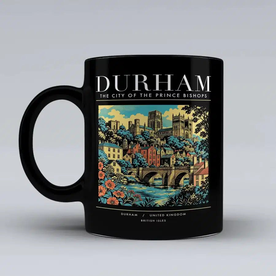 DURHAM - Poster - Mug - Black