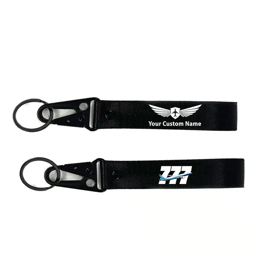 Super Boeing 777 aviation hawk-shaped key chain, durable metal alloy.
