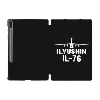 ILyushin IL-76 & Plane aviation print tablet case, fits Samsung tablet.