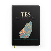 Thumbnail for Tbilisi International Airport (TBS) design on black notebook