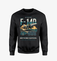Thumbnail for F-14D Tomcat design on black sweatshirt