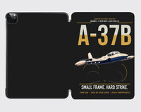 Thumbnail for A-37B Dragonfly design on black ipad tablet case