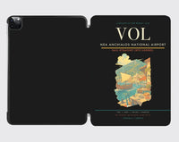 Thumbnail for Nea Anchialos National Airport (VOL) design on black ipad tablet case