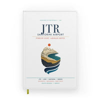 Thumbnail for Santorini Airport (JTR) design on white notebook
