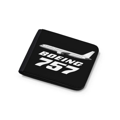 The Boeing 757 aviation print wallet, leather.