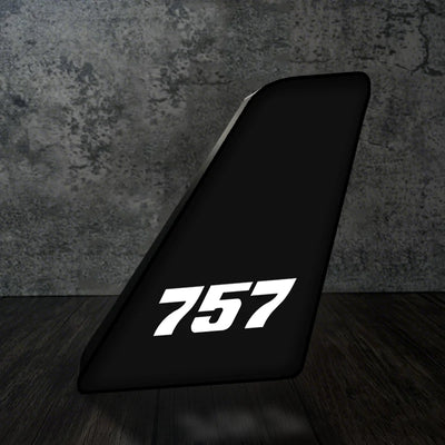 Boeing 757 Flat Text Led Aircraft Tail aviation art 3D aircraft tail lamp in premium acrylic with LED.