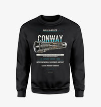 Thumbnail for CONWAY design on black sweatshirt