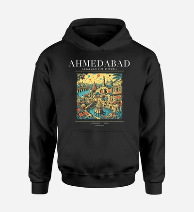 AHMEDABAD - Poster - Premium Hoodie - Black
