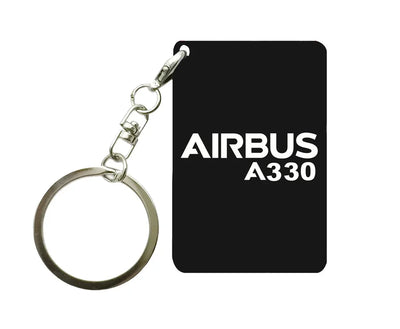 Airbus A330 & Text aviation aviation key chain, durable metal alloy.