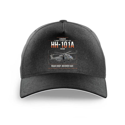 Leonardo HH-101A Caesar design on black printed hat