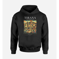 Thumbnail for TIRANA - Poster - Premium Hoodie - Black