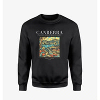 Thumbnail for CANBERRA - Poster - Sweatshirt - Black