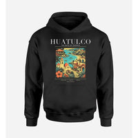 Thumbnail for HUATULCO - Poster - Premium Hoodie - Black