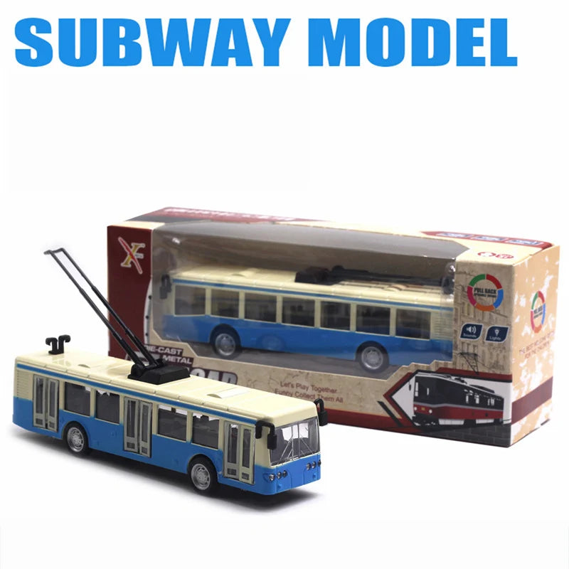 1:90 Alloy Bus & Tram Model
