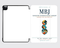 Thumbnail for Sangster International Airport (MBJ) design on white ipad tablet case