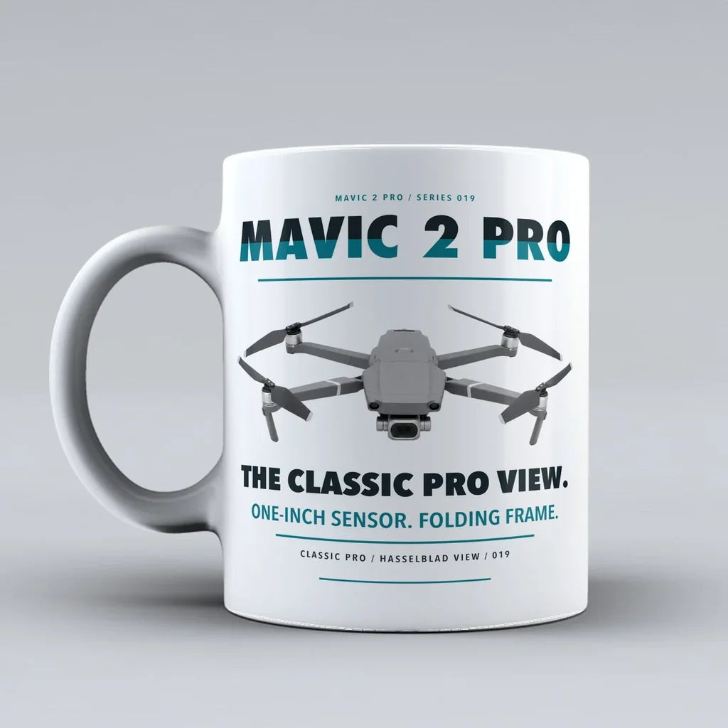Mavic 2 Pro Mug design on white dji
