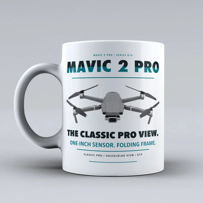 Mavic 2 Pro Mug design on white dji