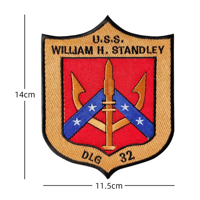 Fighter Pilot (SLG 32) aviation design patch in embroidered fabric.
