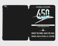 Thumbnail for Cessna Citation 650 - Citation III design on black ipad tablet case