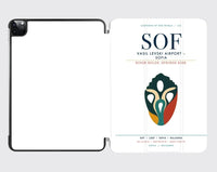 Thumbnail for Vasil Levski Airport – Sofia (SOF) design on white ipad tablet case