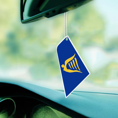 Ryanair Airlines Car aviation design on scented aviation-themed paper car air freshener.
